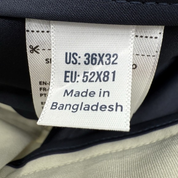 Original‎ Penguin by Munsingwear Chino Pants Stretch Slim Fit Men's 36x32 Gray - Picture 8 of 13